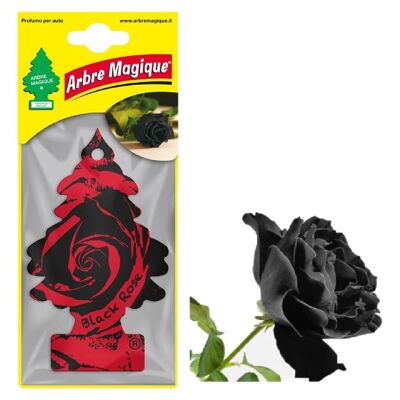 Ambientador para coche Árbol Mágico de Rosa Negra