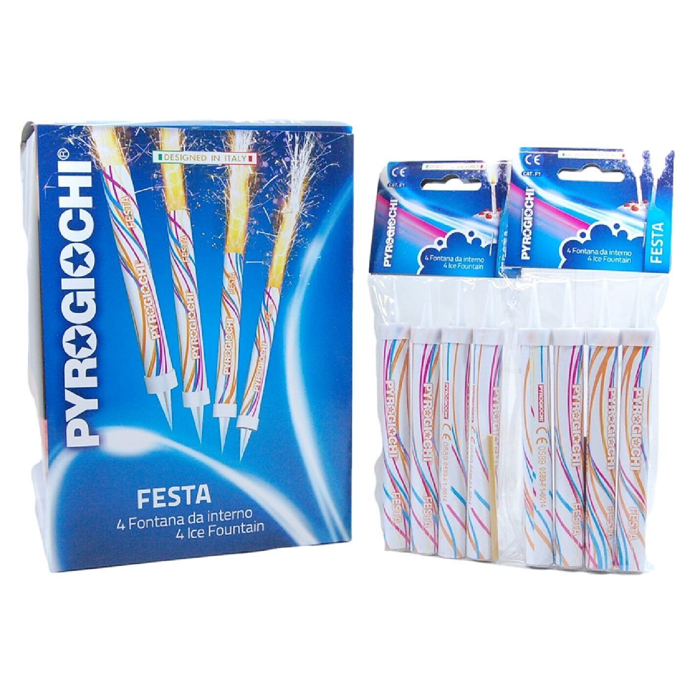 Set 4 Fontane Di Ghiaccio / Scintille