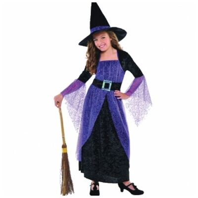 Costume da Strega per Bambina 4-6 Anni