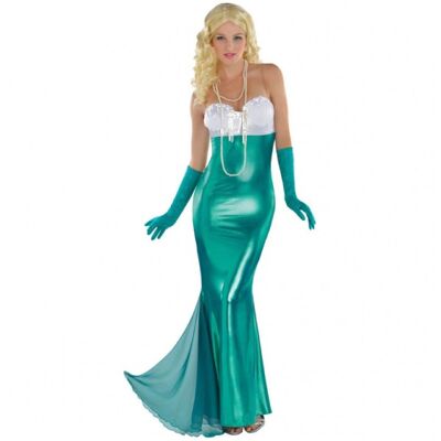 Costume da sirena sexy per adulti, taglia L