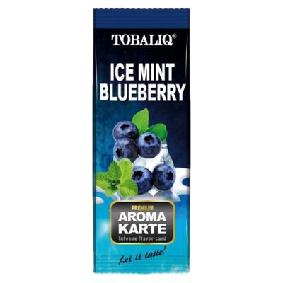 Cartes Arômes Ice Mint Blueberry 25 Pièces