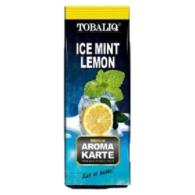 Tarjetas Ice Mint Sabor Limón 25 Piezas