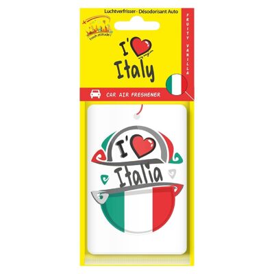 Deodorante per auto con bandiera dell'Italia