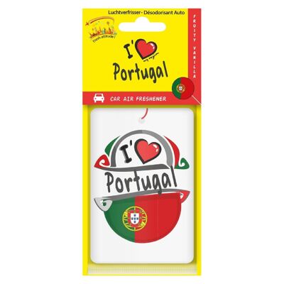 Auto-Lufterfrischer mit Portugal-Flagge