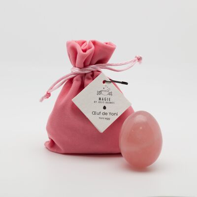 Yoni Egg Rose Quartz (tenderness, love, heart)