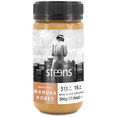 STEENS UMF 15+ MGO 515+, 500g Manuka honey