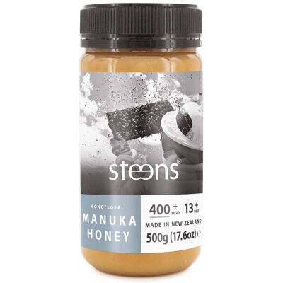 STEENS UMF 13+ MGO 400+, 500g de miel de Manuka