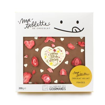 Tablette chocolat au lait 200g. - Fête des Mères