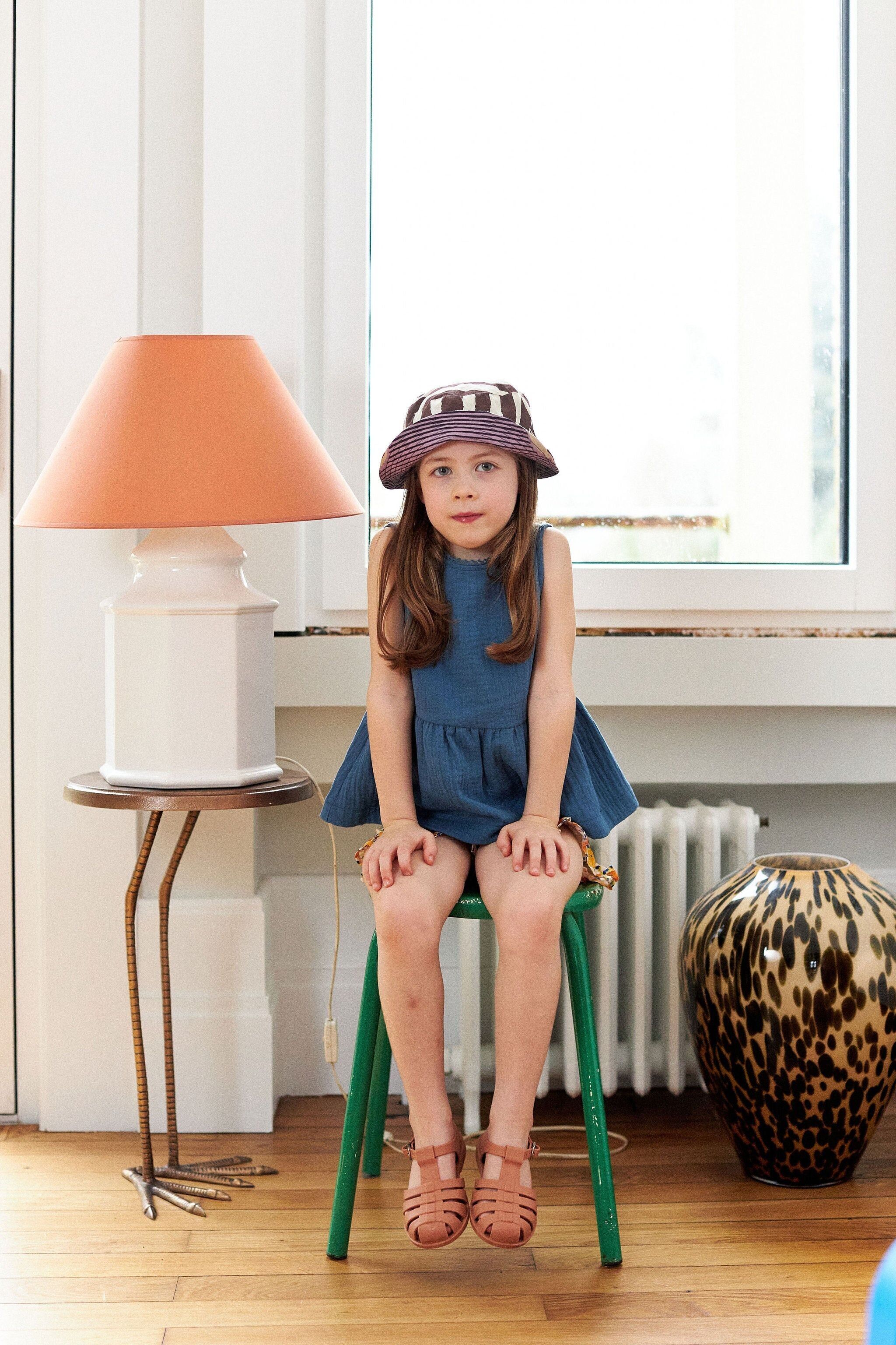 Top Chloé ##2614 Blu Lange