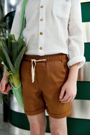 Short Noah ##2645 Caramel 2