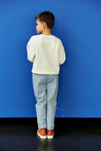 Pantalon Robinson ##2656 Rayures Bleues 2