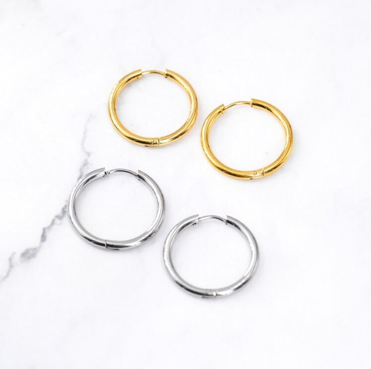 Orecchini a cerchio da 25 mm