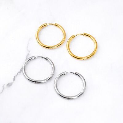 25mm hoop earrings