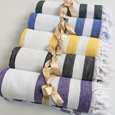 SURF Fouta aus recycelter Baumwolle – Farbmischung