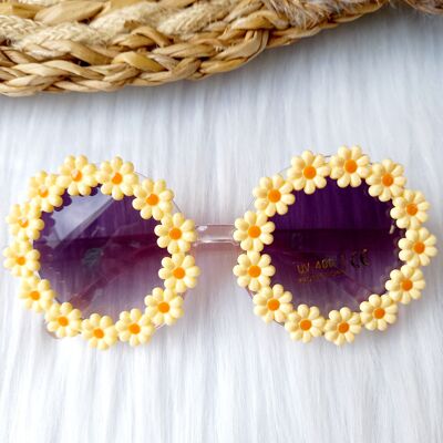 Lunettes de soleil enfant Madelief Jaune | des lunettes de soleil