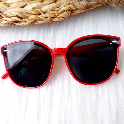 Lunettes de soleil enfant Diva rouge