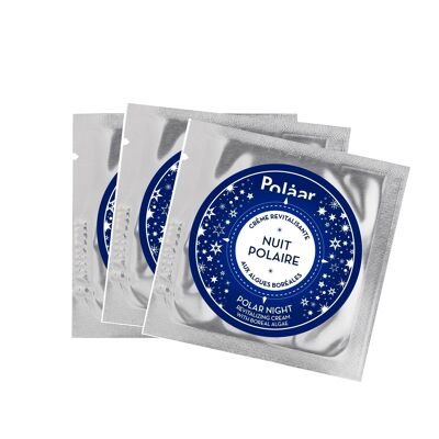 Bag of 26 Polar Night Revitalizing Cream samples