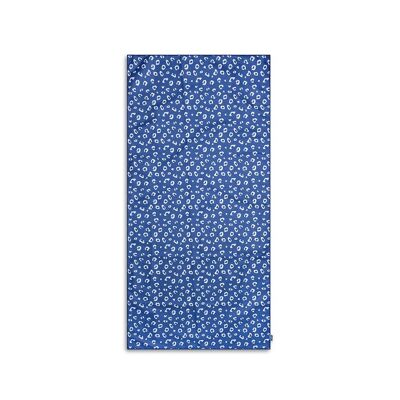 SE Microvezel Handdoek Blauw Panterprint 135 x 65 cm