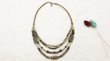 Collier superposé de perles Boho 4