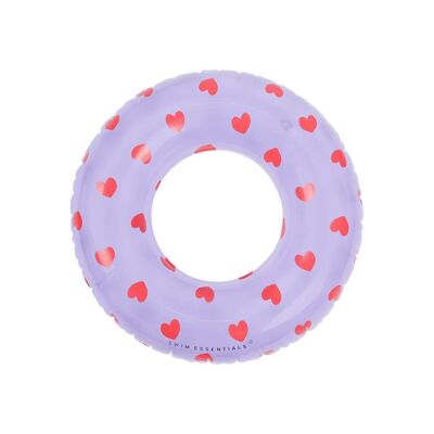 SE Swimming Ring Lilac Hearts Ø 90 cm