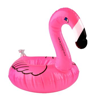 SE Porte-gobelet Gonflable Flamant Rose