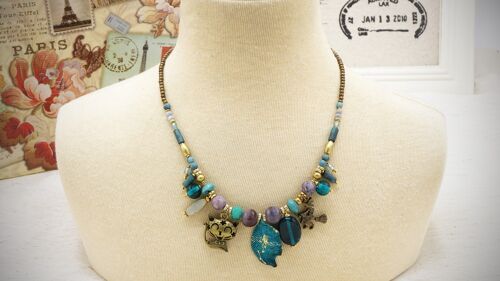 Boho Beaded Gothic Necklace