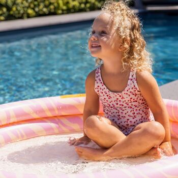 SE Piscine Enfant Zèbre Rose Ø 100 cm 3