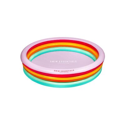 SE Inflatable Swimming Pool Rainbow Print Ø 150 cm