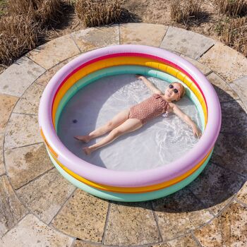 SE Piscine Gonflable Imprimé Arc-en-Ciel Ø 150 cm 5