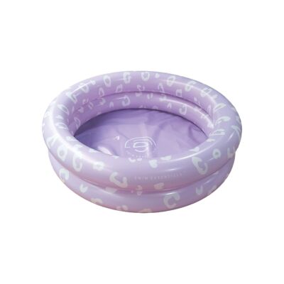 Piscine bébé SE imprimé panthère lilas Ø 60 cm