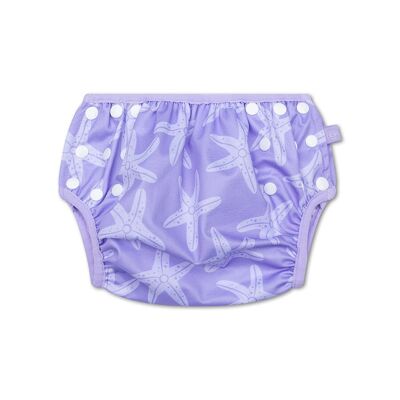 SE Washable Swim Diaper Lilac Sea Star
