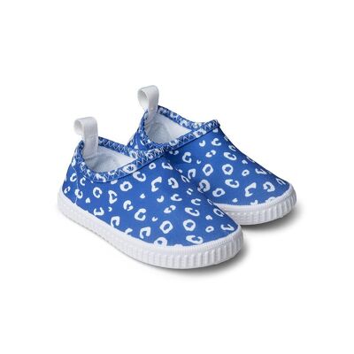 SE Water Shoes Blue Panther Print – Größe 19–33