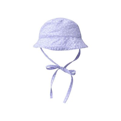 Chapeau de soleil SE UV imprimé panthère lilas