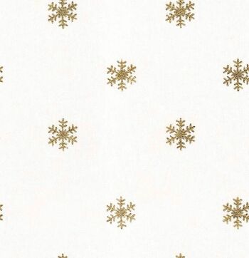 Nappe en résine antitache Snowflakes Gold 20