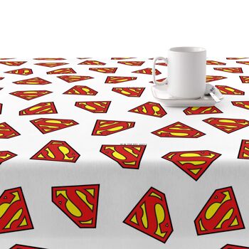 Nappe en résine antitache Superman Blanche 2