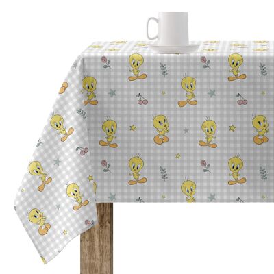 Resin stain-resistant tablecloth Tweety 2 Gray