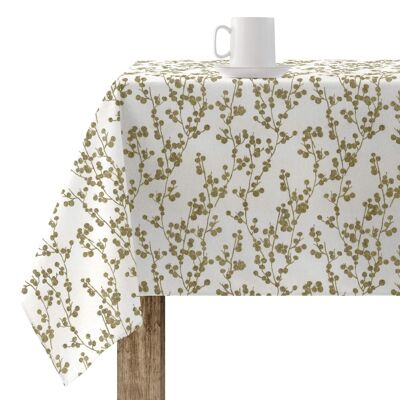 Tree Gold stain-resistant resin tablecloth