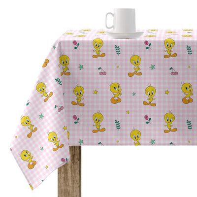 Resin stain-resistant tablecloth Tweety 2 Pink