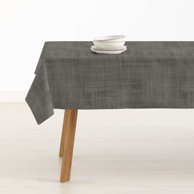 Taupe stain-resistant resin tablecloth