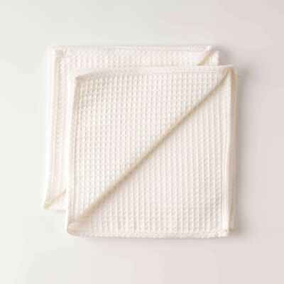 Pack 2 servilletas Waffle Natural 45x45 cm