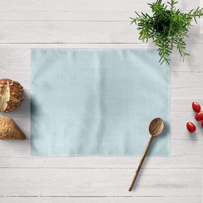 Pack of 2 units Blue individual tablecloth 50x40 cm