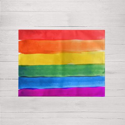 Pack of 2 individual placemats Pride 100 45x35 cm