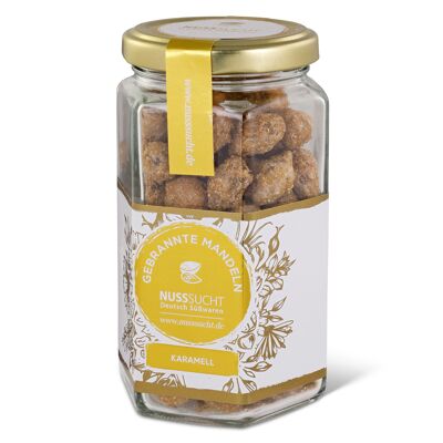 Amandes caramel torréfiées Pot 125g