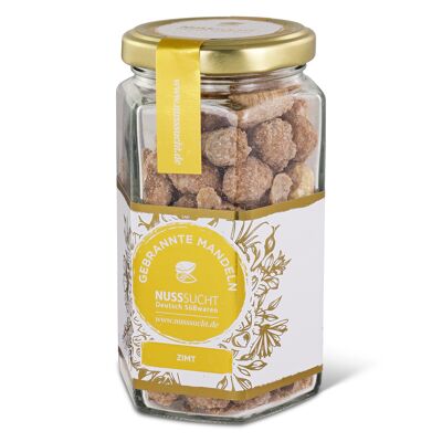 Almendras canela tostadas tarro 125g