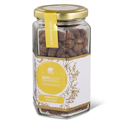 Roasted pistachios 125g glass