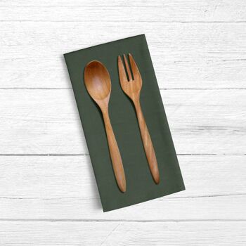 Torchons de cuisine unis 02 - 45x70 cm (2 pcs.)   3