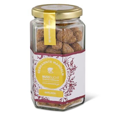 Roasted eggnog almonds 125g jar