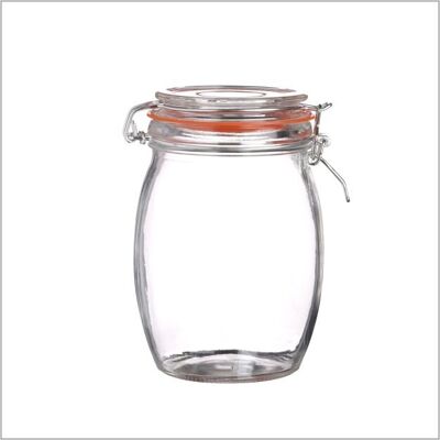Glas mit Bügelverschluss – 1000 ml