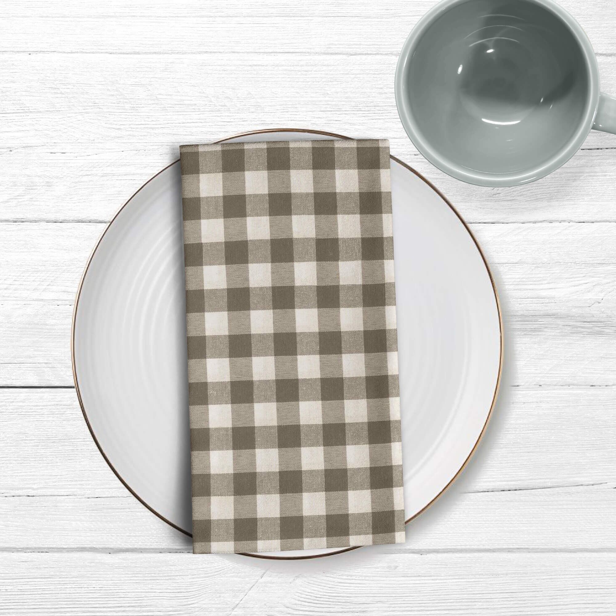 Tovaglioli a quadretti 150-04 - 45x45 cm (2 unità.) 