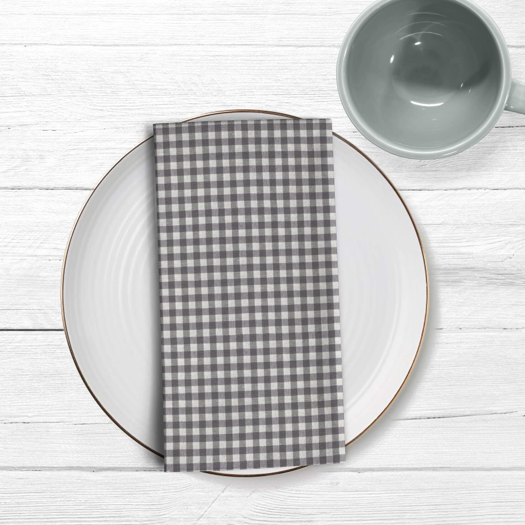 Tovaglioli a quadretti 50-05 - 45x45 cm (2 unità.) 